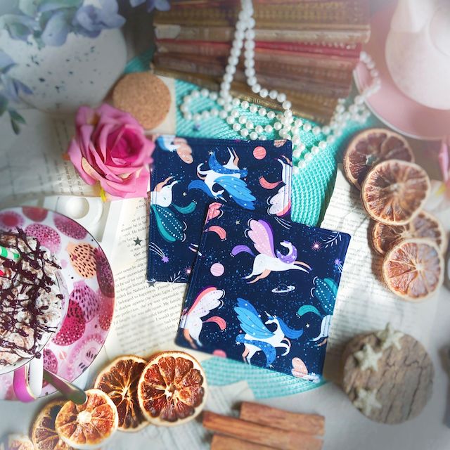 "Pretty Pegasus" Mug Rugs/ Fabric Coaster