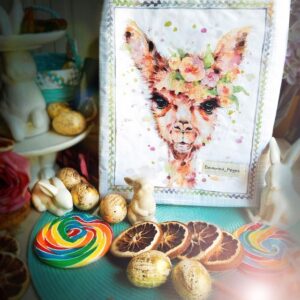 "Pun at the Zoo: No Drama Llama" JUMBO booksleeve