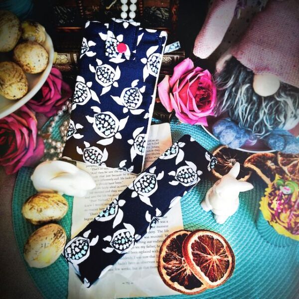 "Take it Slow" fabric case and book mark bundle