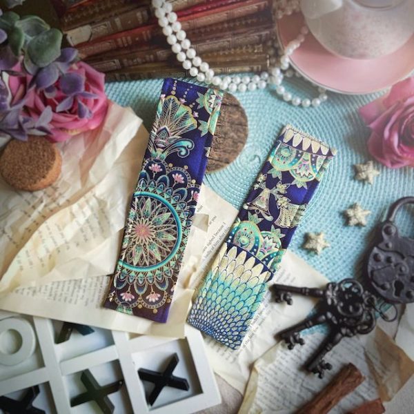 "Tranquility" Fabric Bookmark