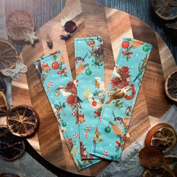 "Aussie Chrissie" Fabric Bookmark