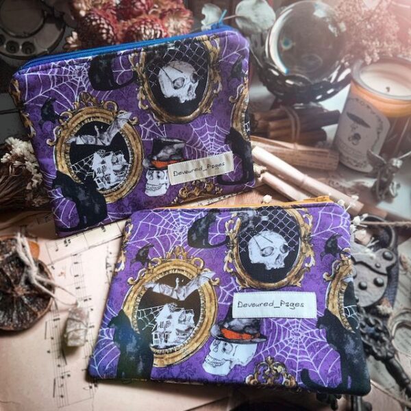 "Haunted Mansion" Zip pouch