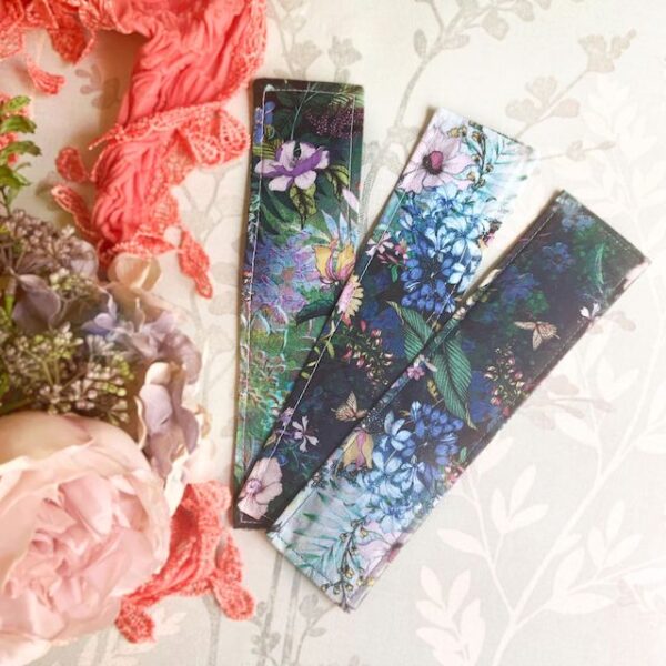 "Wildflower" Fabric Bookmark