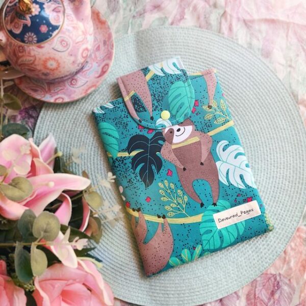 "Rest and Relax" Sloth Mini booksleeve with clasp